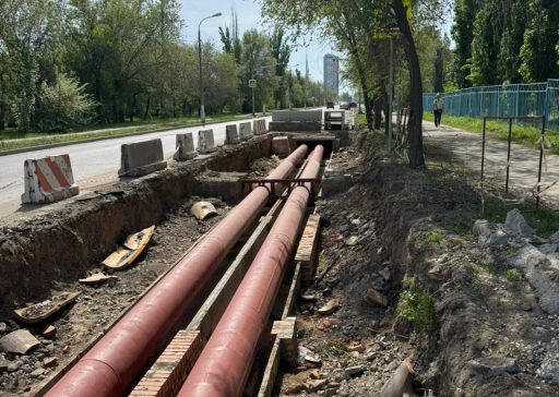 «Концессии теплоснабжения» заменили 48-метровый участок теплотрассы в Тракторозаводском районе